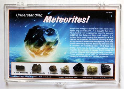 Meteorites Display Collection Astronomy T