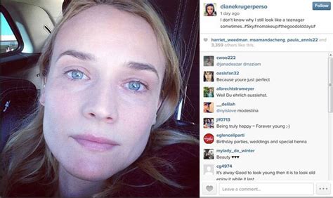 I Look Teenager Without Make Up Diane Kruger Entertainment Newsthe