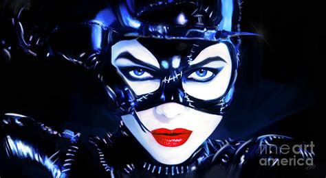 Catwoman Painting By Paul Tagliamonte
