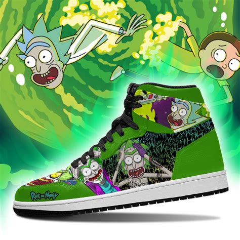 Rick And Morty Hahaha Air Jordan Custom Shoes M309 Customized