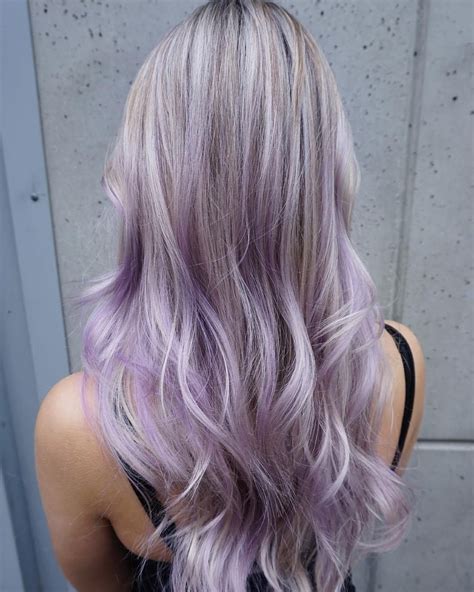 Pastelpurplehairwithlowlights Purple Blonde Hair Pastel Purple