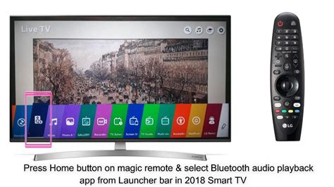 How To Use Bluetooth Audio Playback Feature In Lg Smart Tv Youtube