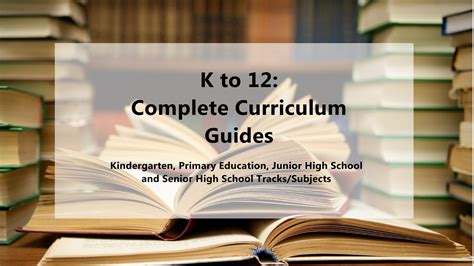 Deped K To 12 Complete Curriculum Guides Cg 2017
