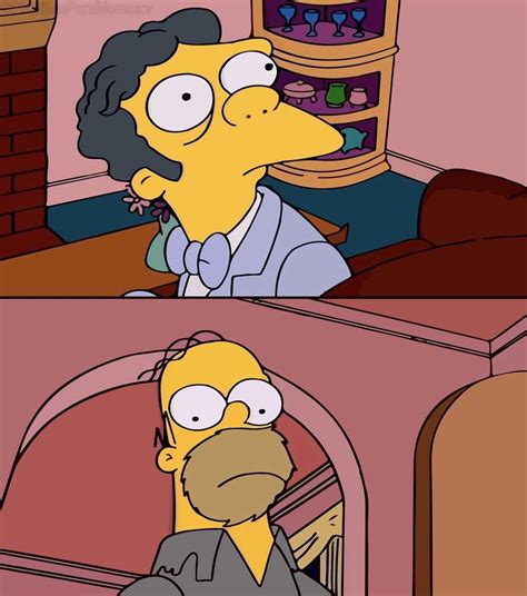 Homero Mirando A Moe Wiki Meme Amino