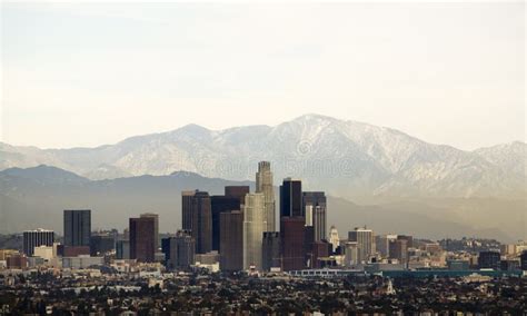 Los Angeles Skyline 1 Stock Photo Image Of California 4026886