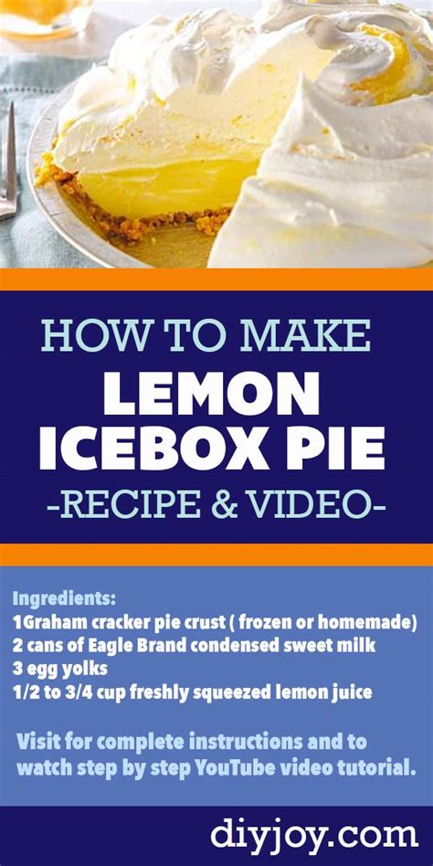 Eagle Brand Sweetened Condensed Milk Lemon Icebox Pie Recipe My Bios