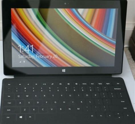 Microsoft Surface Rt 64gb Wi Fi 106in Dark Titaniu For Sale Online