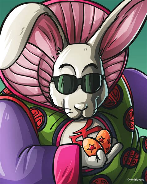 Boss Rabbit Happy Easter Dragon Ball Fan Art By Tomislavartz On Deviantart