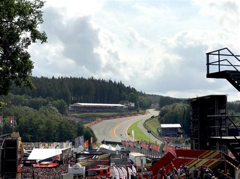 Spa Francorchamps 2017 One Of The Best Views Of Eau Rouge And Raidillon