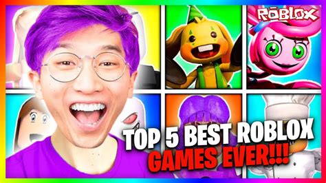 Top 5 Best Roblox Games Ever Played By Lankybox Youtube
