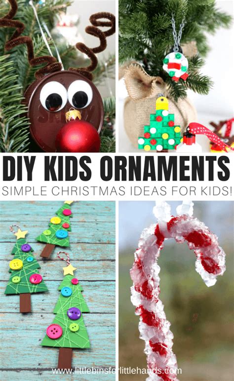 36 Christmas Ornament Crafts For Kids Little Bins For Little Hands