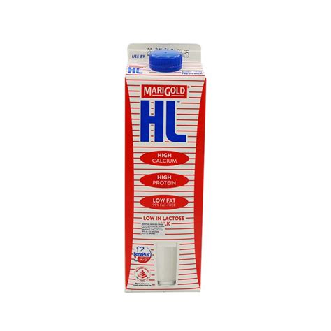 Marigold Hl High Calcium Low In Lactose Milk 1ltr Shopifull