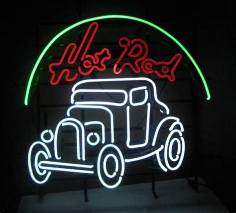 Car Hot Rod Neon Sign Light Bar Garage Neonreklame News