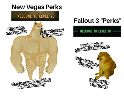 Can We All Agree That Fallout 3s Perks Are Watered Down Newvegasmemes