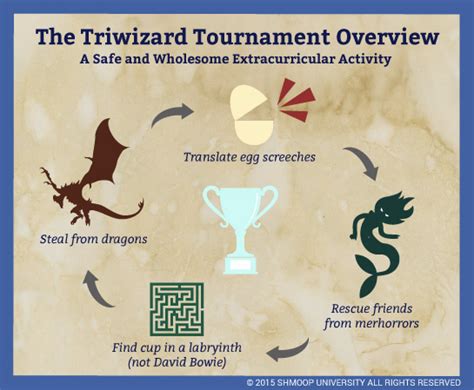 Triwizard Tournament In Harry Potter And The Goblet Of Fire Chart