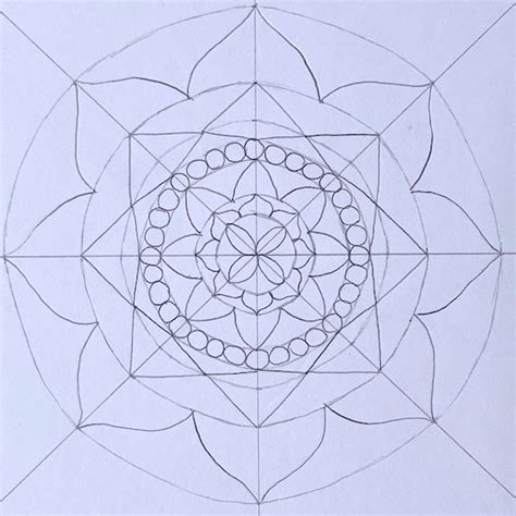 How To Draw A Beautiful Mandala Step By Step Tutorial With Pen And Paper