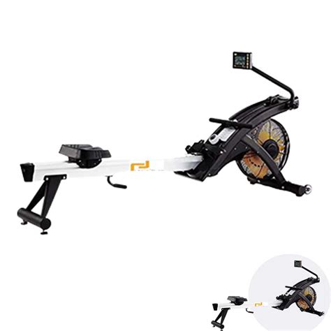 Lets Play® Lp Ar202970 Imported Air Rower Rowing Machine For Full Body Exercise Maintance