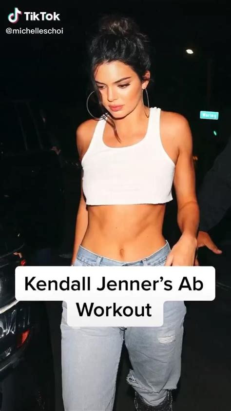 Kendall Jenners Abs Workout Video In Kendall Jenner Ab Workout Abs Workout Kendall
