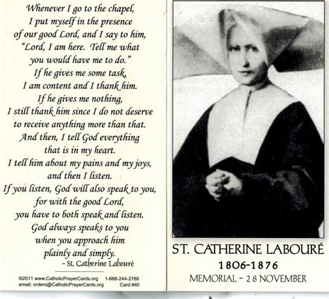 Prayer To St Catherine Laboure Churchgistscom