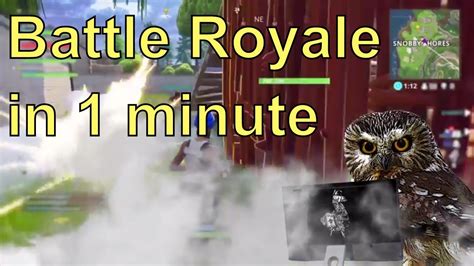 Fortnite Battle Royale 1 Minute Review Youtube