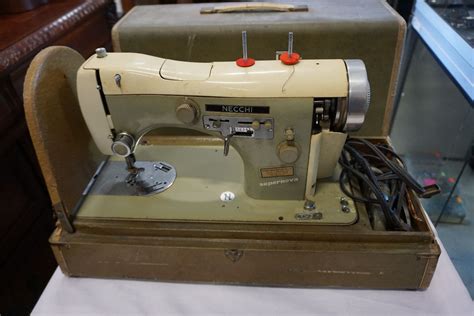 Vintage Necchi Bu Supernova Italy Sewing Machine Big Valley Auction