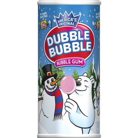 Dubble Bubble Holiday Reusable Bank With Bubble Gum 35 Oz Frys