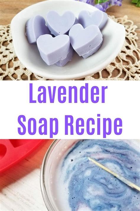 Homemade Lavender Soap Recipe Soap Recipes Lavender Soap Homemade Bar