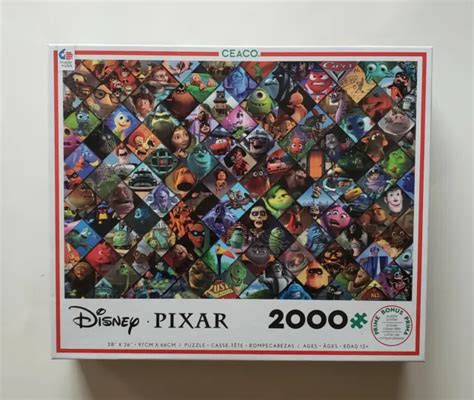 Disneypixar 2000 Piece Jigsaw Puzzle Pixar Clips Characters By Ceaco