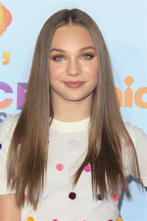 Maddie Ziegler Straight Light Brown Flat Ironed Hairstyle Steal Her Style