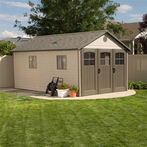 Lifetime 11 Ft X 185 Ft Outdoor Storage Shed 60236 — Backyard Oasis