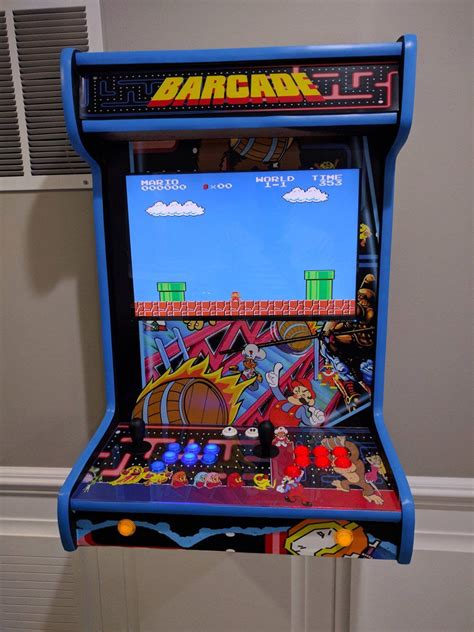 Save Money And Space With This Custom Wall Mounted Arcade Machine