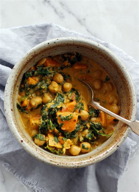 Sweet Potato Chickpea And Spinach Curry Dish Dish Magazine