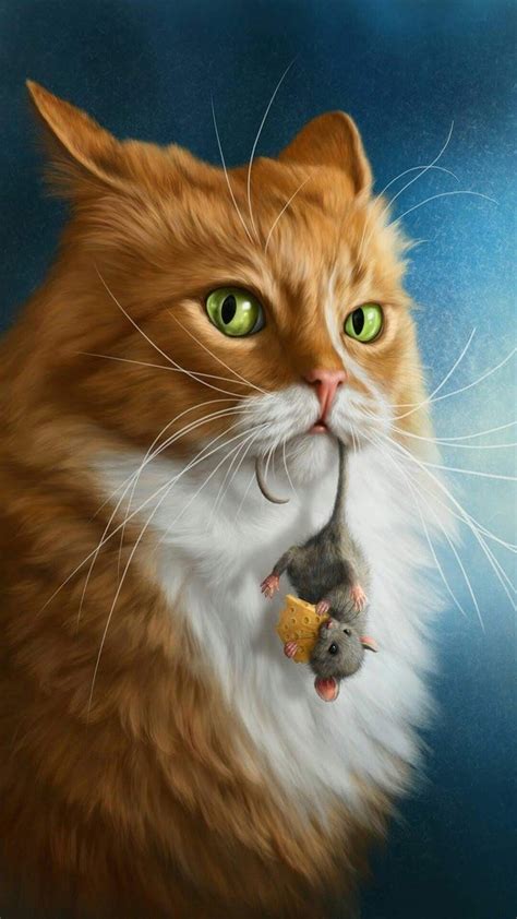 pin  ekaterina savina  gatos cat art cats illustration cute animal drawings