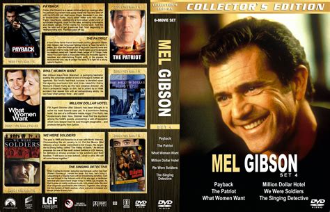 Mel Gibson Collection Movie Dvd Custom Covers Mgc S4 Lg Dvd Covers