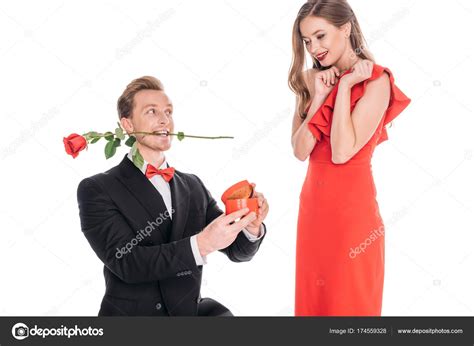 Man Proposing To Woman — Stock Photo © Igorvetushko 174559328