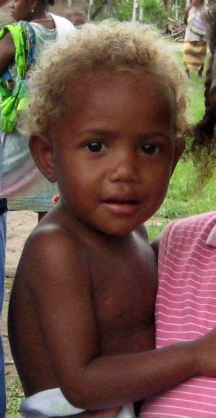 Solomon Island Blonde Hair