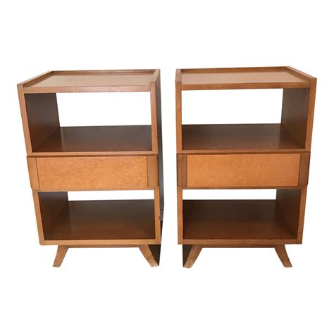 He has not designed many chairs, but has influenced directly or indirectly a whole generation of chair designers. Eliel Saarinen Rway Furniture Nightstands- A Pair | Chairish