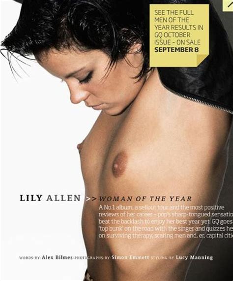 Lily Allen Topless For Gq Honor Photos Huffpost Entertainment
