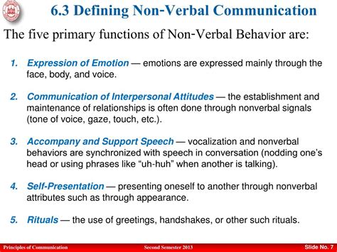 What Are The 5 Functions Of Nonverbal Communication Slidesharetrick