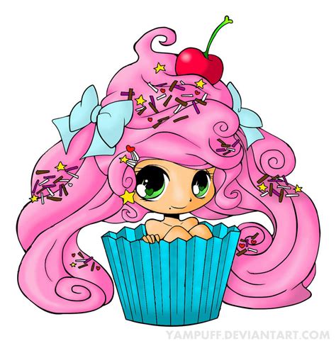 Cupcake Girl Lineart By Yampuff D38u7kd By Dragonsailorm On Deviantart