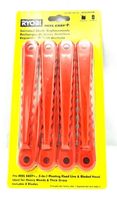 Ryobi Real Easy Serrated Blade Replacements 8 Pack 1004 704 256 New