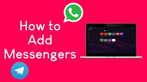 How To Add Messenger To Opera Gx Browser Sidebar Whatsapp Telegram
