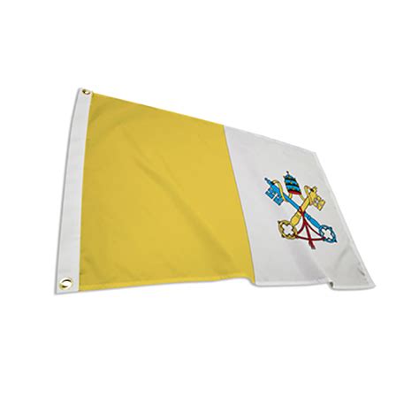 Nylon Papal Catholic Flags