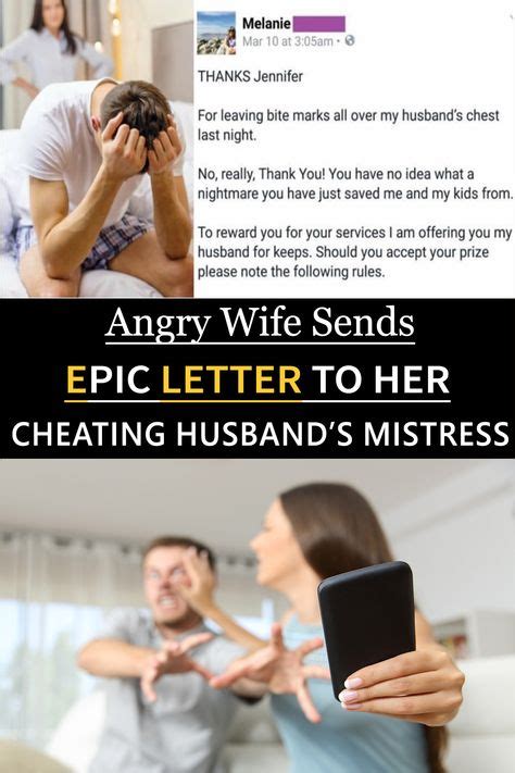 angry wife sends epic letter to her cheating husband s mistress with images mistress fun