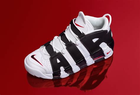 Release Date Nike Air More Uptempo White University Red Black