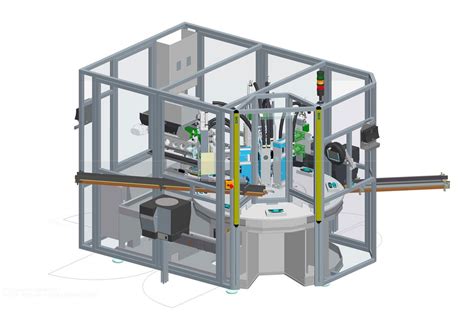 Automation Rotary Indexing Machine Modern Assembly System