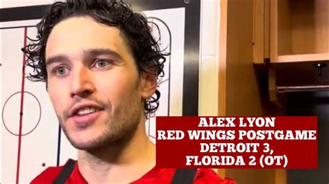 Alex Lyon Makes 32 Saves In Sunrise Return Detroit Red Wings 3