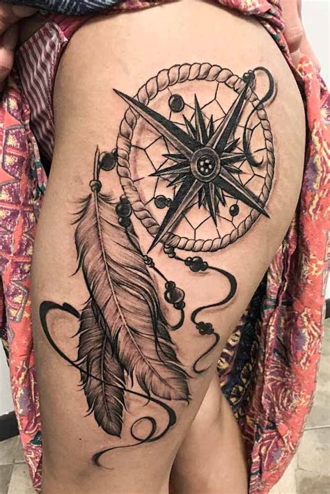 A Guide To Compass Tattoo With Cool Design Ideas In 2020 With Images
