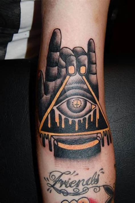 Illuminati Tattoo Inside Hand Tattoo Ideas And Designs Tattoosai