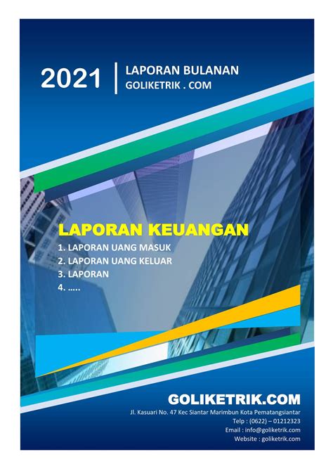 Desain Cover Laporan Keuangan Indonesia Hebat